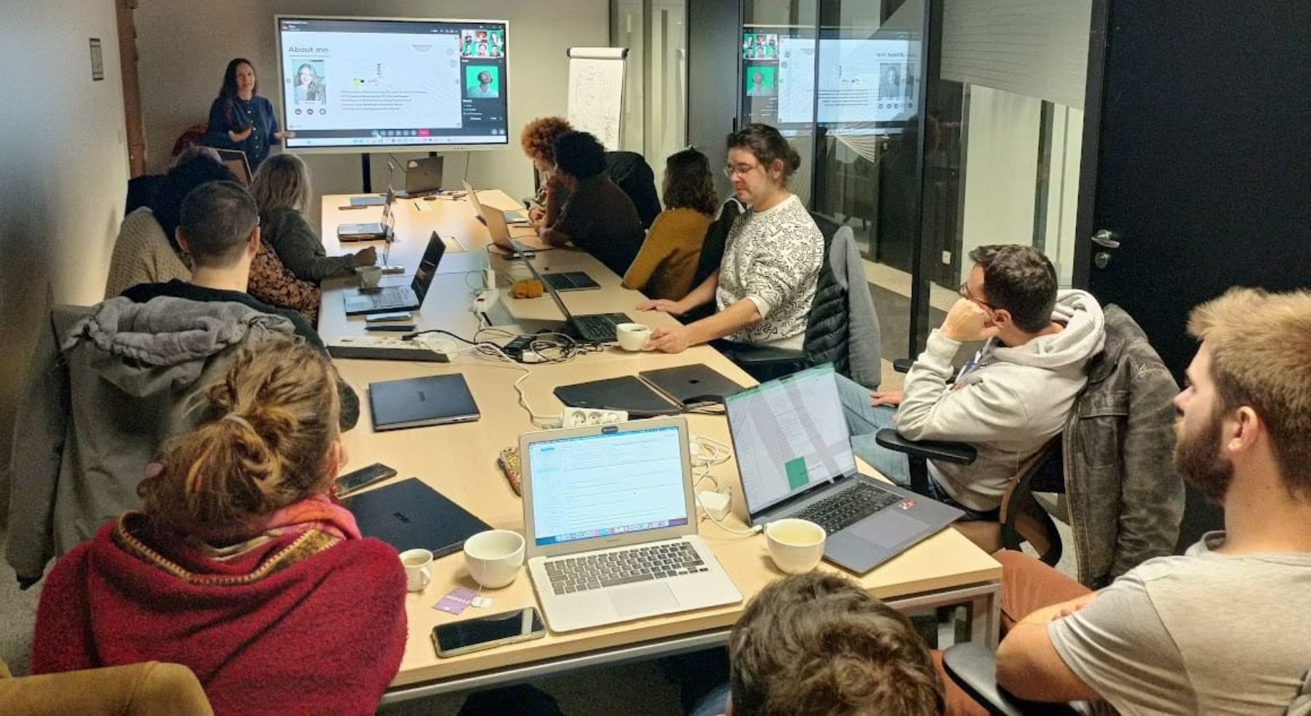 Presentation about web accessibility for the company Vittascience
